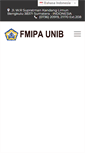 Mobile Screenshot of fmipa.unib.ac.id